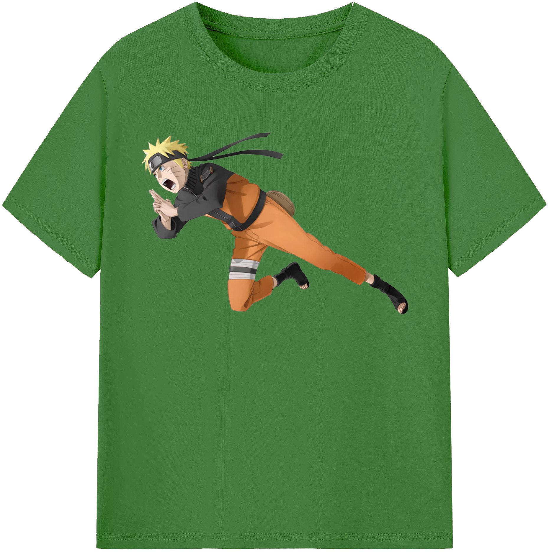 （画像用） NARUTO -ナルト- うずまき ナルト Uzumaki Naruto レディースカジュアルプリントTシャツ（綿100％）